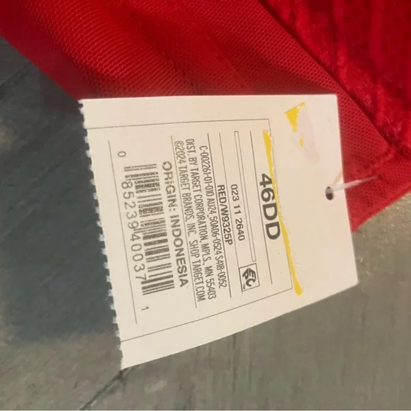 Auden 46DD Red Lace Bra - Picture 2 of 4